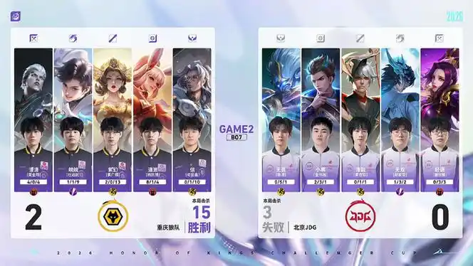 鲁班大师神钩破敌，狼队零龙塔碾压DYG创KPL新纪录